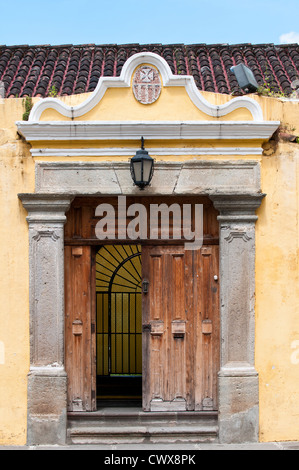 Church of our Lady of Mercy, Iglesia de Nuestra Señora de la Merced, Antigua Guatemala, UNESCO World Heritage Site. Stock Photo