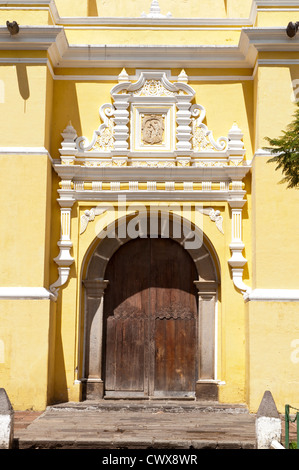 Church of our Lady of Mercy, Iglesia de Nuestra Señora de la Merced, Antigua Guatemala, UNESCO World Heritage Site. Stock Photo