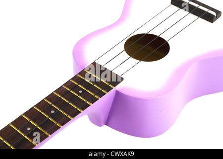 Ukulele guitar on white background Stock Photo