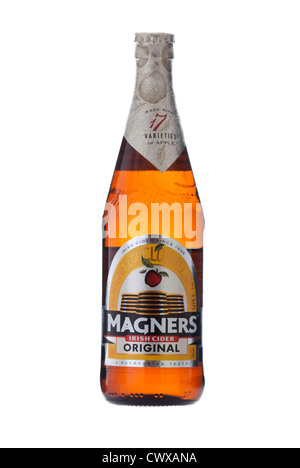 magners irish cider isolated on white background Stock Photo