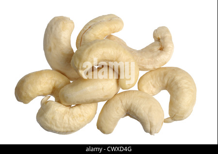 The natural texture - close-up of cashew nuts. Stock Photo