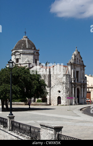 Beautiful old church in Havana, the Iglesia San Francisco de Paula. Stock Photo