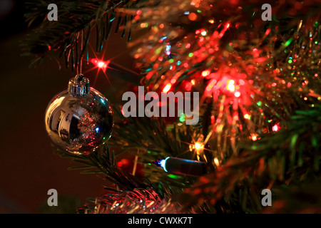 8062. Christmas Decorations, UK Stock Photo