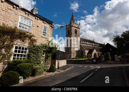 All Saints Church, Bramham, near Wetherby in West Yorkshire. Stock Photo