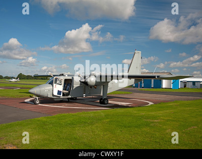 PBN 2T Islander CC2 at Halfpenny Green Airport, Wolverhampton.   SCO 8366 Stock Photo