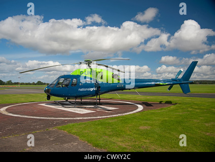 AS 355N Twin Squirrel helicopter operated by National Grid Electricity Transmission PLC.  SCO 8369 Stock Photo