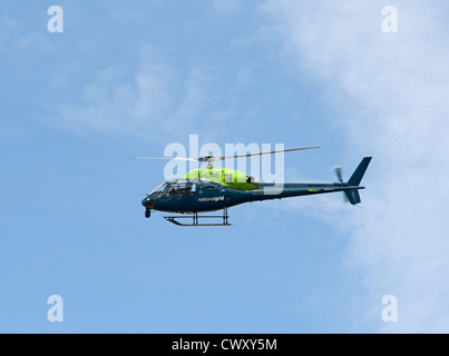 AS 355N Twin Squirrel helicopter operated by National Grid Electricity Transmission PLC.   SCO 8382 Stock Photo