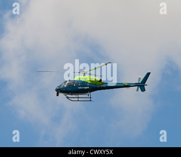 AS 355N Twin Squirrel helicopter operated by National Grid Electricity Transmission PLC.   SCO 8383 Stock Photo