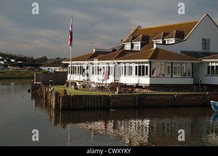 river side restaurant west bay dorset Stock Photo