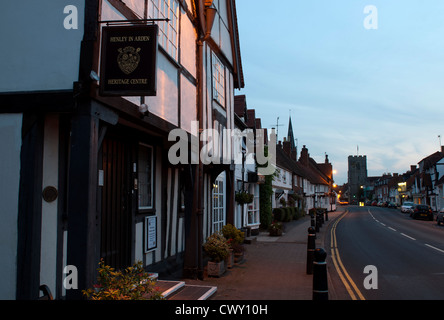 High Street, Henley-in-Arden, Warwickshire, UK Stock Photo