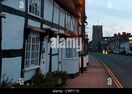 High Street, Henley-in-Arden, Warwickshire, UK Stock Photo