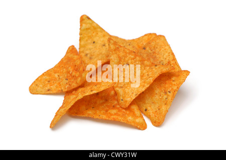 Nachos, Cheese Flavoured Stock Photo