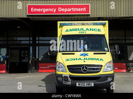 The Accident and Emergency department at the Royal Cornwall hospital, Truro, UK Stock Photo