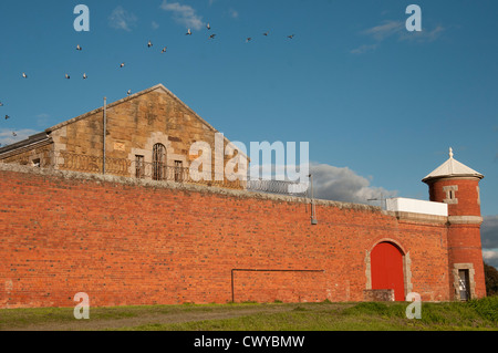 Old Castlemaine Gaol, built 1856-61, at the height of the gold rush in colonial Victoria, Australia Stock Photo