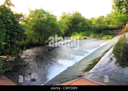 small dam in country side Stock Photo