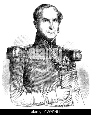 Leopold I Georg Christian Friedrich of Belgium, 1790 - 1865, Prince of Saxe-Coburg-Saalfeld, and the first king of the Belgians Stock Photo