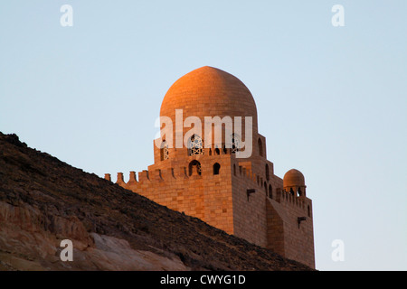 Aga Khan Mausoleum in Aswan, Egypt Stock Photo