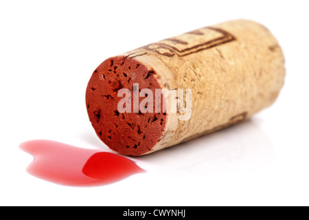 Red wine cork Stock Photo