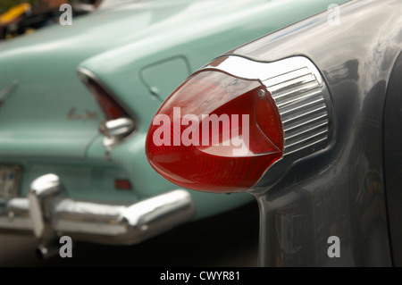 Stop light from a vintage car Stock Photo
