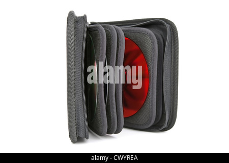 An opened CD case Stock Photo