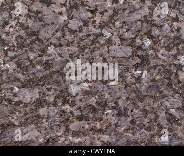 Granite slab surface cross-section Stock Photo