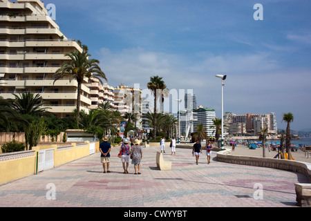 Calpe, Paseo Maritimo and Levant Beach Stock Photo
