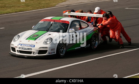 Tanya Mann, Porsche Carrera Cup Great Britain.  Knockhill 2012 Stock Photo