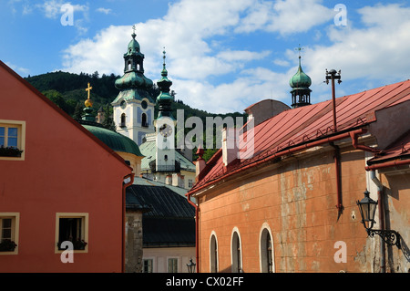 Banska Stiavnica historic town Slovakia Europe Stock Photo