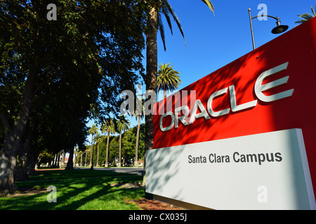 The Agnews campus of Oracle, Santa Clara CA Stock Photo