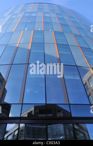 Glass fronted office block on the Broomielaw in Glasgow Stock Photo