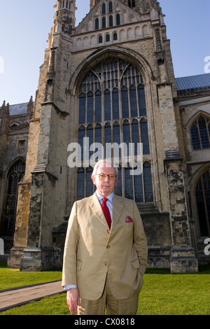 Dr David Starkey, Canterbury Cathedral, Kent , June 2008 Stock Photo