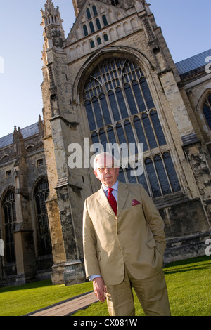 Dr David Starkey, Canterbury Cathedral, Kent , June 2008 Stock Photo