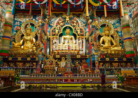 tibetian monastry in karnataka, india Stock Photo