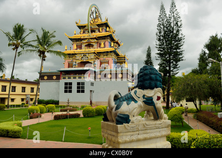 tibetian monastry in karnataka, india Stock Photo