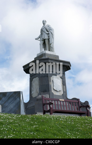 Monument on top of a hill in Tenby South Wales Stock Photo
