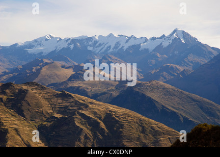 View of the Cordillera Apolobamba, Bolivia Stock Photo