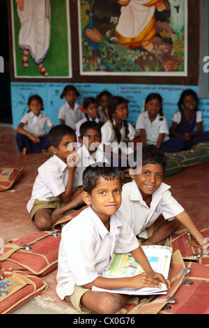 Girl with alphabet at school Andhra Pradesh South India Stock Photo - Alamy