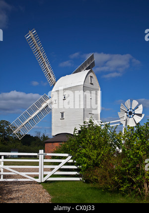 Stanton Post Mill (Windmill), Stanton, Suffolk, England Stock Photo