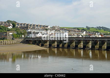 Old Bideford Bridge, Bideford, Devon, England, United Kingdom Stock Photo