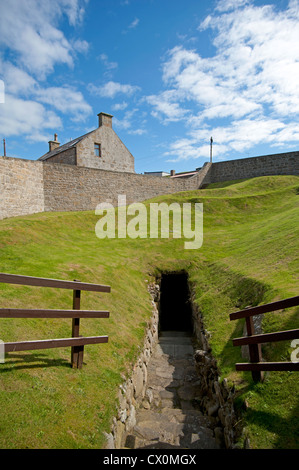 The Burghead underground prehistoric chambered Well, Moray. Grampian Scotland.   SCO 8426 Stock Photo