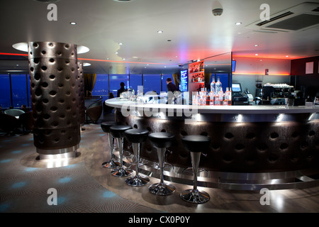 Sky bar Radisson BLU hotel Vilnius Lithuania Stock Photo