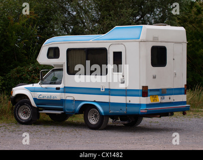 Pick up truck camper van, UK Stock Photo