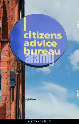 Citizens Advice Bureau sign Stock Photo