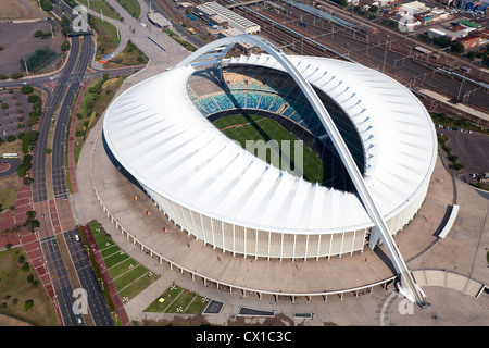 aerial view of Moses Mabhida Stadium, Durban, South Africa Stock Photo