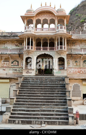 Galtaji temple in Jaipur, Rajasthan Stock Photo