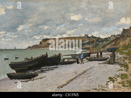 Claude Monet (French, 1840 - 1926 ), Sainte-Adresse, 1867, oil on canvas Stock Photo