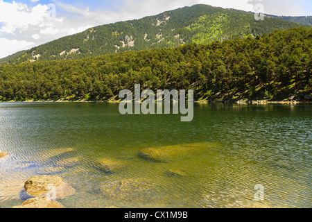 Lake in Andorra. Stock Photo