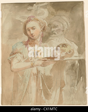 Giuseppe Bernardino Bison (Italian, 1762 - 1844 ), Salome with the Head of Saint John the Baptist, c. 1805 Stock Photo