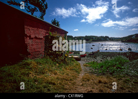 View of the village of Baltimore Ireland Stock Photo