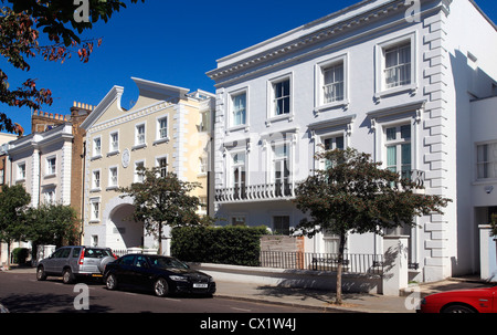 Houses in Notting Hill London W11 Stock Photo